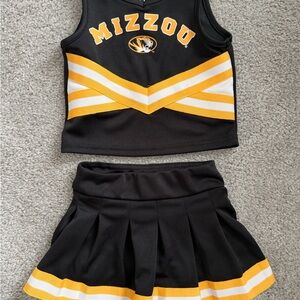 Mizzou Tigers Toddler Cheerleader Set